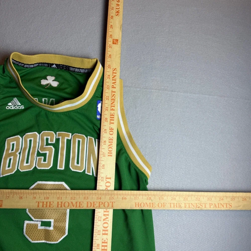 Adidas Boston Celtics Rajon Rondo 9 St Patricks Day Jersey Green Youth Large - Picture 4 of 5